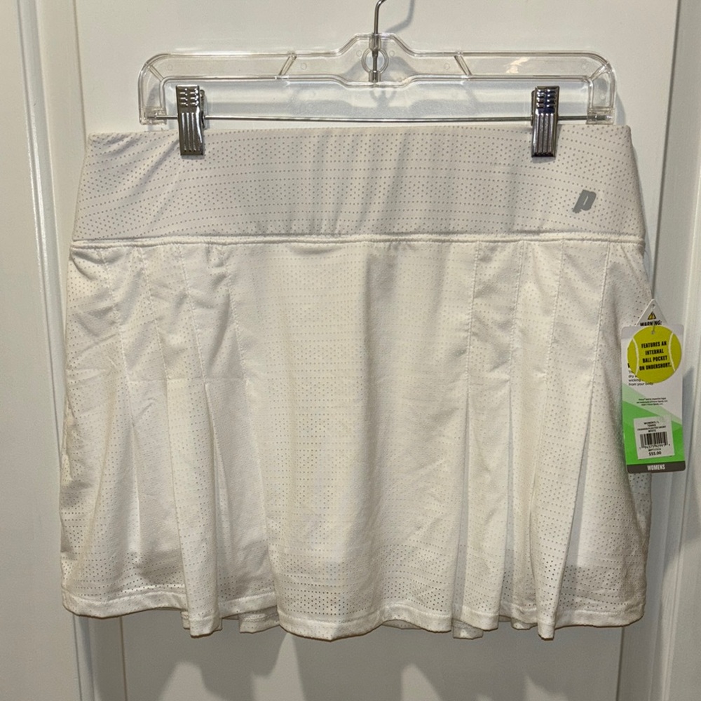 Prince White Athletic Skort